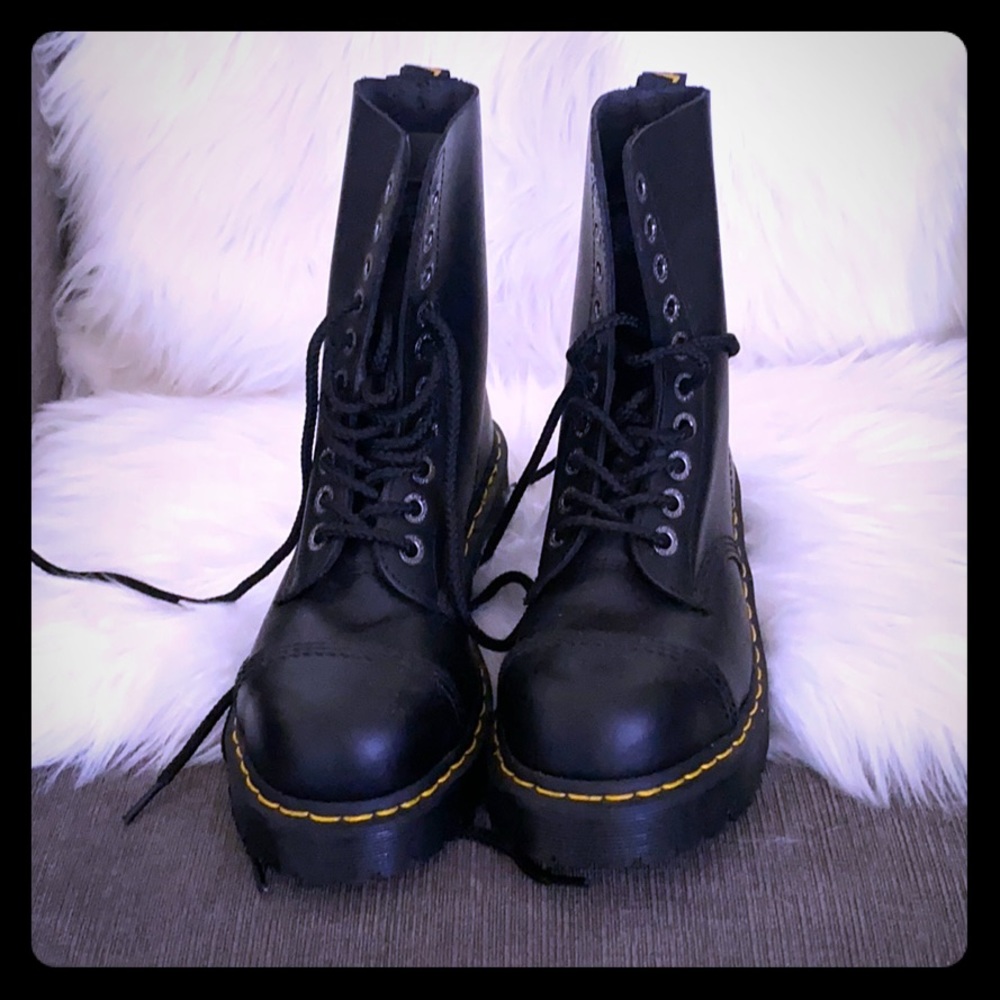 Doc martens mid calf boots